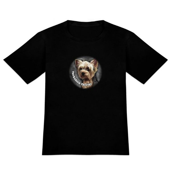

йоркширский терьер йорки собака pet men's новизна t-shirt новые тенденции tee shirt