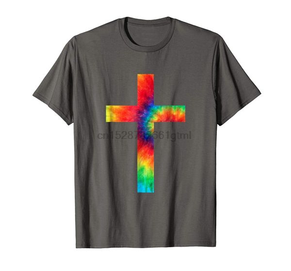 

tie dye cross tie dyed religion t shirt vintage tee shirt