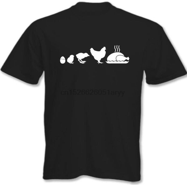 

egg to chicken evolution - mens funny t-shirt turkey christmas