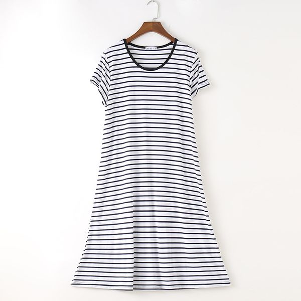 

maternity dresses 2021 summer modal dress soft short sleeve stripped pregnancy for pregnant women casual styles, White