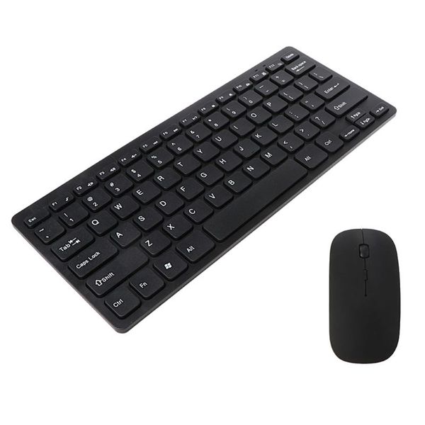 

wireless 2.4ghz mini keyboard ultra-thin mouse combo set for desk lap