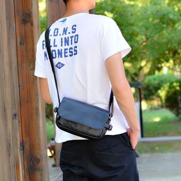 

mens bag shoulder strap mini bag pu leather mens bag small waist leather mini mens casual small shoulder mobile phone b