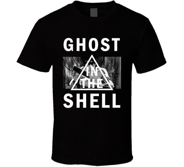 

100% cotton print mens summer ghost in the shell cool anime movie t shirt tee shirt