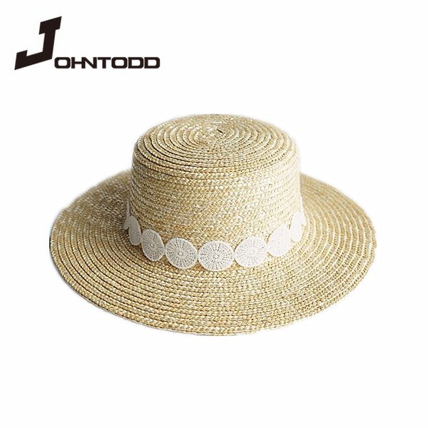 

женская и детская соломенная шляпа sunhat мода пчела вс лето шлема девушки дамы ручной плоский пляж панама сторона, Blue;gray