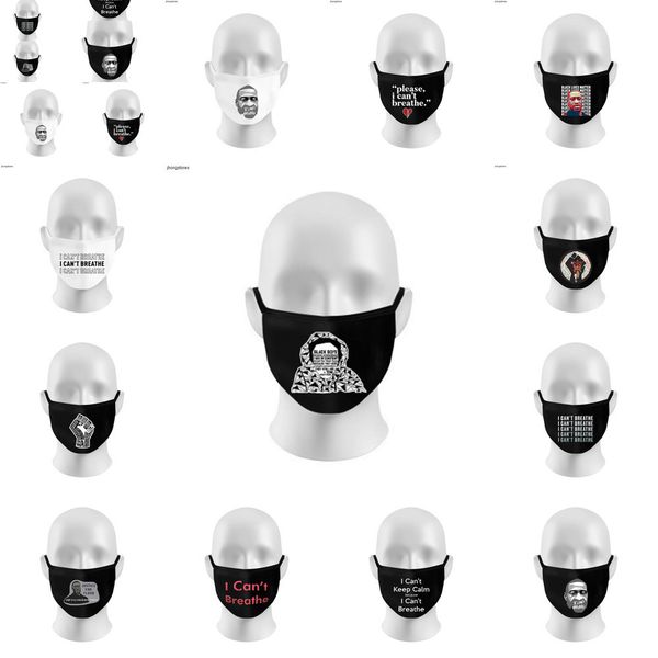 

breathing mask k&95% reusable 6 valve filter face layer protective mask designer letter ma v23y