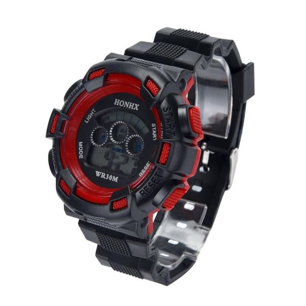 

waterproof children boys three-eye camouflage electronic watch digital led sports watch kids gift relogio clock reloj q, Slivery;brown