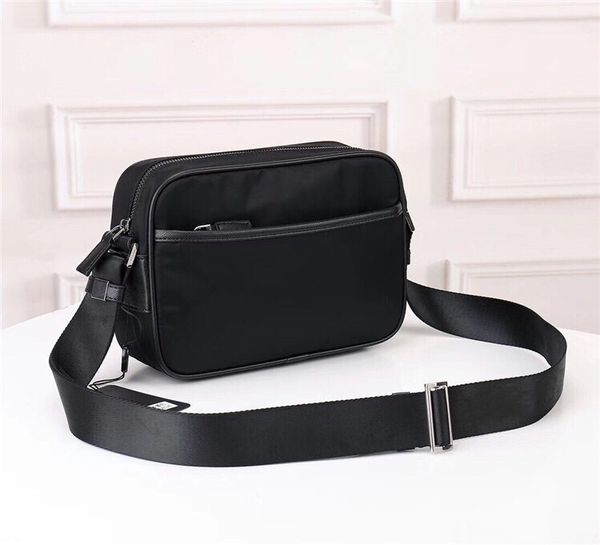 

New Excellent Quality Cross Body bag for men orignal messenger bag designer satchel waterproof man shoulder bag parachute fabric purse, Black