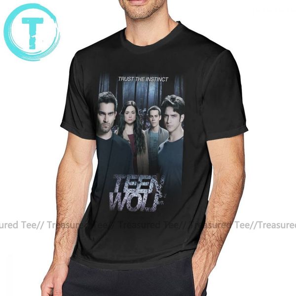

teen wolf t shirt teen wolf cast t-shirt printed awesome tee shirt 6xl 100 cotton beach men short sleeves tshirt