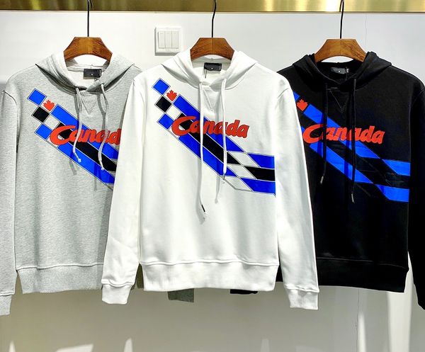

2020 autumn winter fashion europe italy canada maple logo hoodie pullover hoody men women hooded sweatshirt, Black
