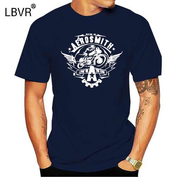

official aerosmith - livin on the edge - men's red t-shirt us import