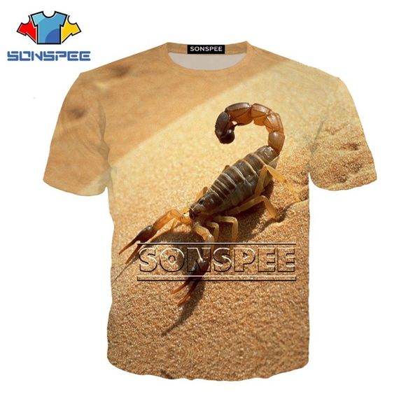 

insect scorpion toxin 3d print shirts horror harajuku harajuku men clothing