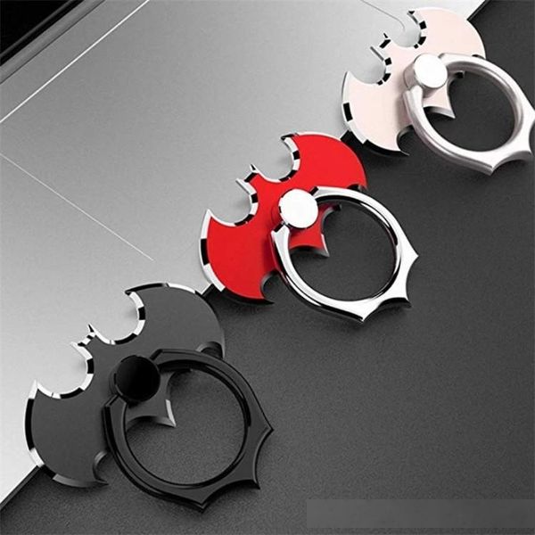 

bat 360 degree rotate cell universal stand hand finger ring phone holder logo