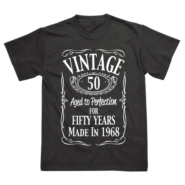 

2019 t shirt men tshirt punk 50th birthday vintage made in 1968 short sleeve