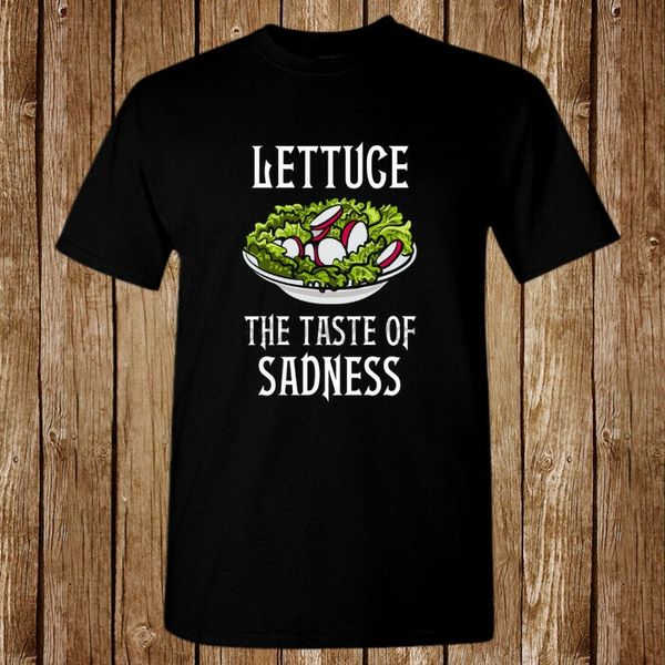 

lettuce the taste of sadness logo new t-shirt size s-5xl