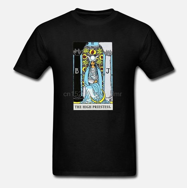 

high priestess t7 tshirt ryder tarot card fortune telling occult witchcraft