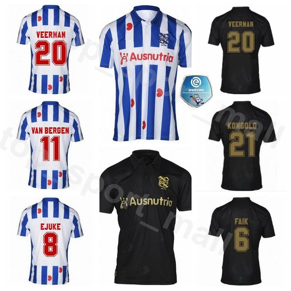 

2020 2021 херенвеен 20 веерман футбол джерси 21 конголо 14 dresevic 11 van берген 6 комплекты рубашка фаик ejuke meier bochniewicz футбол, Black;yellow