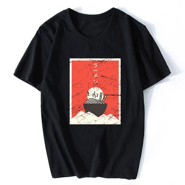 

vintage japanese anime ramen cotton men cool japan anime t-shirt harajuku streetwear camisetas hombre aesthetic clothes