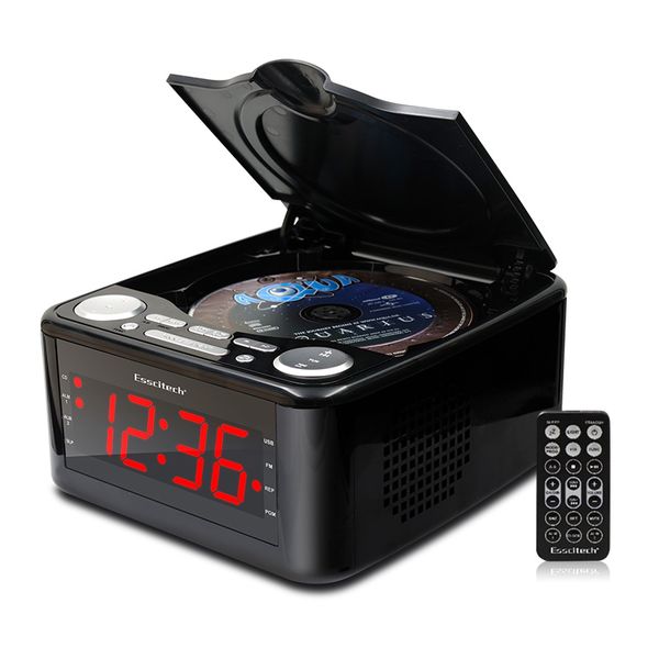 

player clocked cd drive player, stereo speakers alarm clock usb prenatal zaojiao / wma music fm radio aux input headphone output mp3