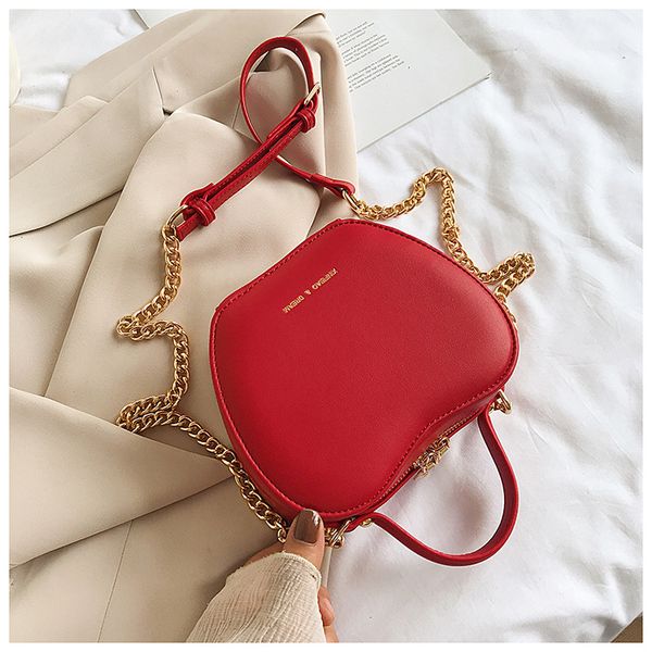 

fun cute apple shape bag crossbody bags for women 2020 luxury handbags women bags designer pu leather ladies shoulder new
