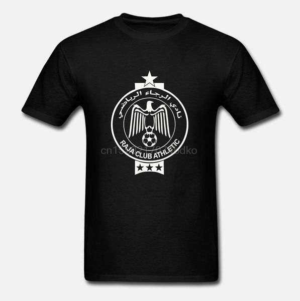 

raja club athletic casablanca morocco tee t shirt handmade team sports