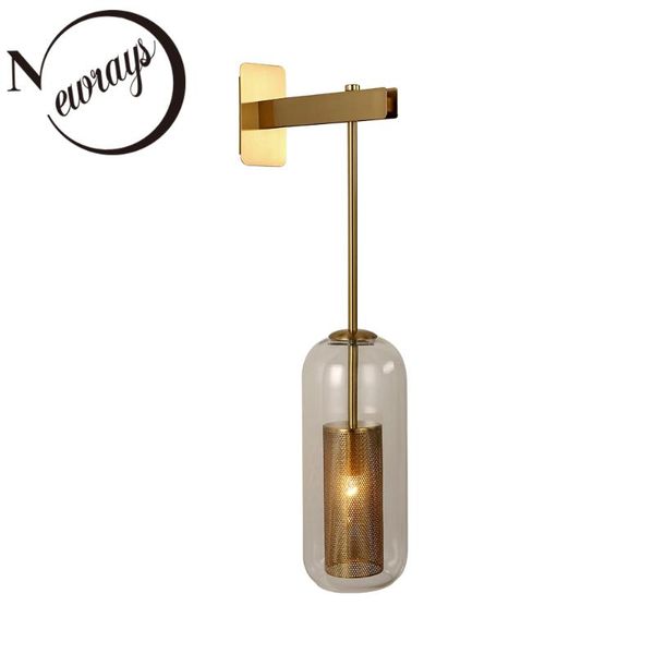 

wall lamp retro personality metal net shade e14 led for kitchen living room bedroom bedside restaurant aisle corridor light