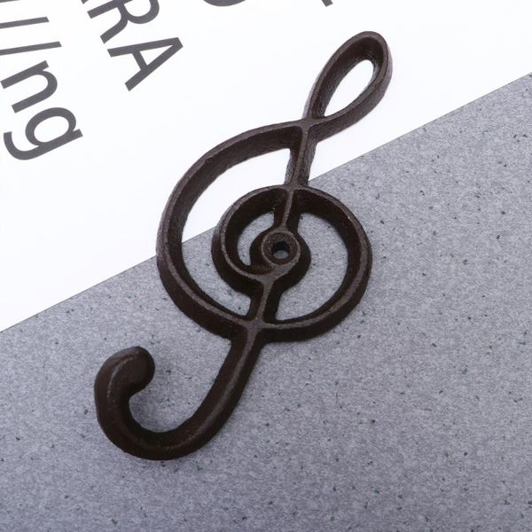 

iron european style hook music note shape coat and hat hanger wall-mounted hooks