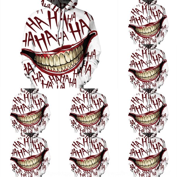 

halloween joker haha clown 3d printed and wo digital digital cosplay movie surroundings halloween joker haha clown 3d printed men's and, Black