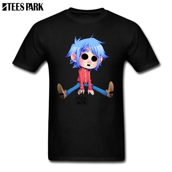 

gorillaz stuart pot cute designer t shirts men's o-neck short sleeved clothing classic latest tee shirt dress plus size