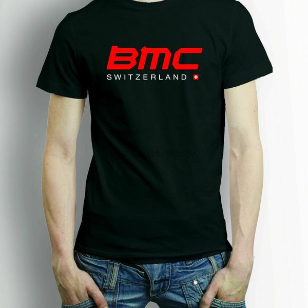 

bmc switzerland bike cycling mens black t-shirt tees clothing