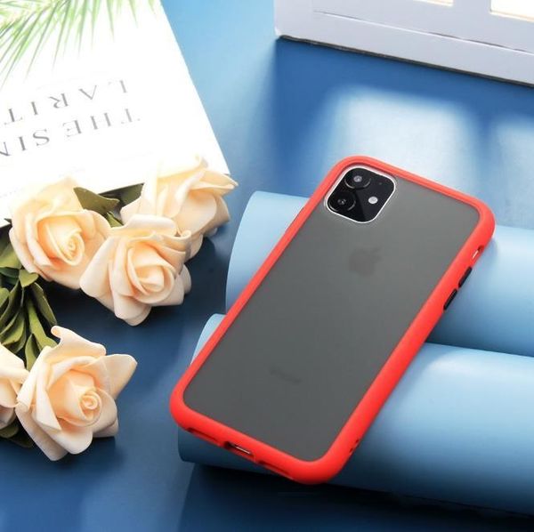 

designer phone case iphone11 mobile phone case frosted tpu pc shatter-resistant transparent apple 11pro max protective sleeve