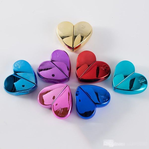 

fashion perfume atomizer bottle heart shape bottle refillable empty 25ml travel mini atomizer spray perfume bottle 6 colors