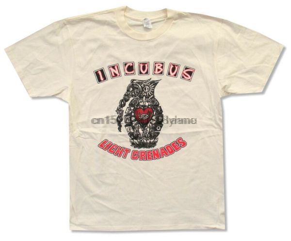 

incubus light граната tour 2008 ivory t-shirt new взрослых
