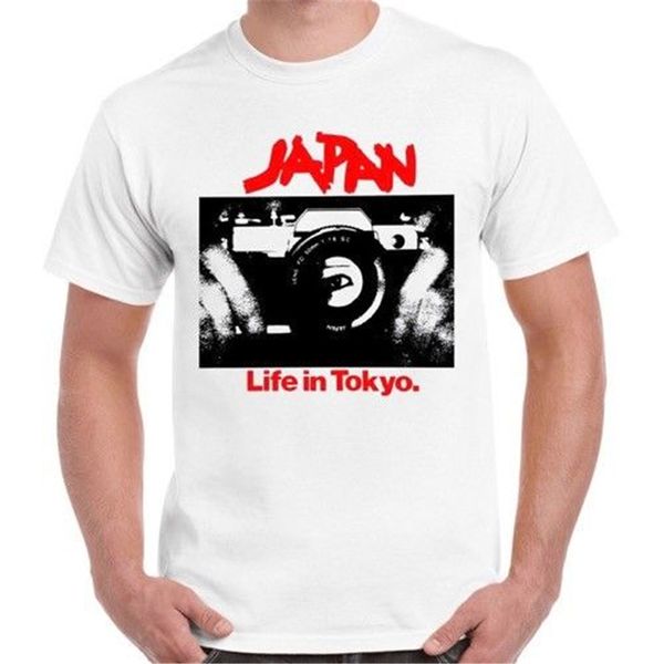 

япония sylvian жизнь в токио поп retrot shirt 305 пользовательские трафаретной печати tee shirt