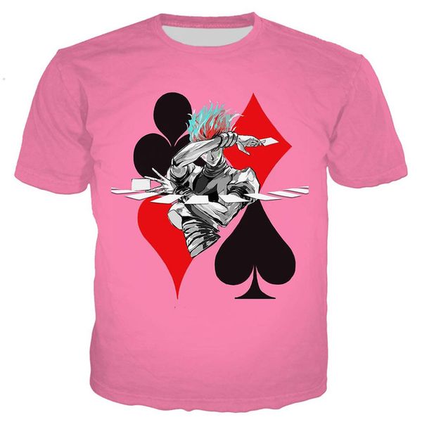 

anime hunter x hunter hisoka 3d print shirts anime graphic funny men clothing