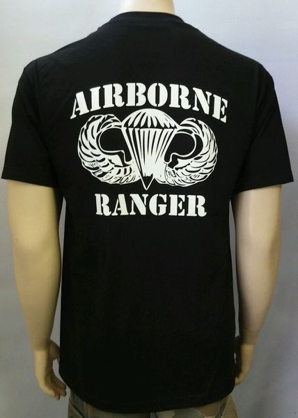 

2019 лето новый мужская мода brands с коротким рукавом одежда футболка сша airborne ranger спецназ армии военные тенниска