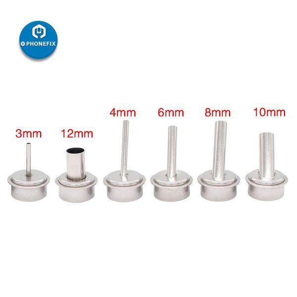 

quick 861dw air rework station resisting nozzles 3/4/6/8/10/12mm 45 degree nozzle sleeve quick 861dw tr1300a heat gun nozzle