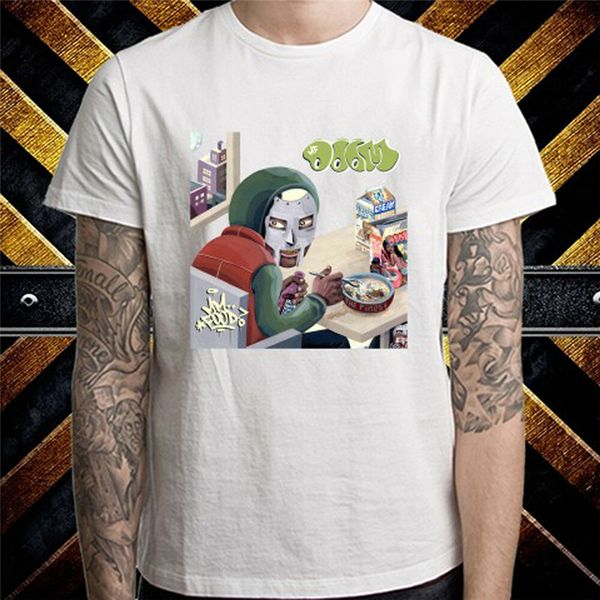 

mf doom mm food rap hip hop album logo men's white t-shirt size s to 3xl tee shirt
