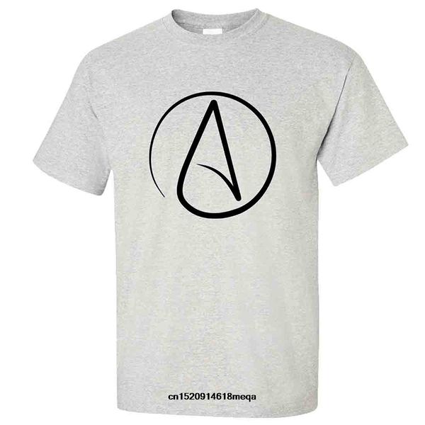 

t shirt men's cotton cool summer custom atheist black print asst colors t-shirt_tee