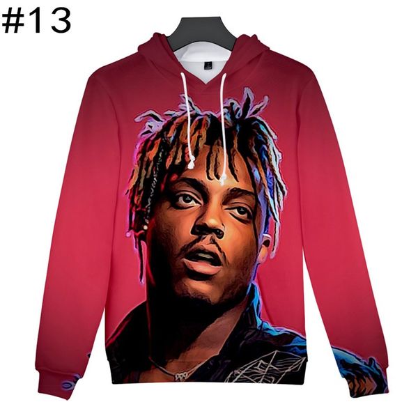 

new mens stylist hoodie men women stylist juice wrld hooded sweatshirt mens stylist long sleeve size xxs-4xl, Black