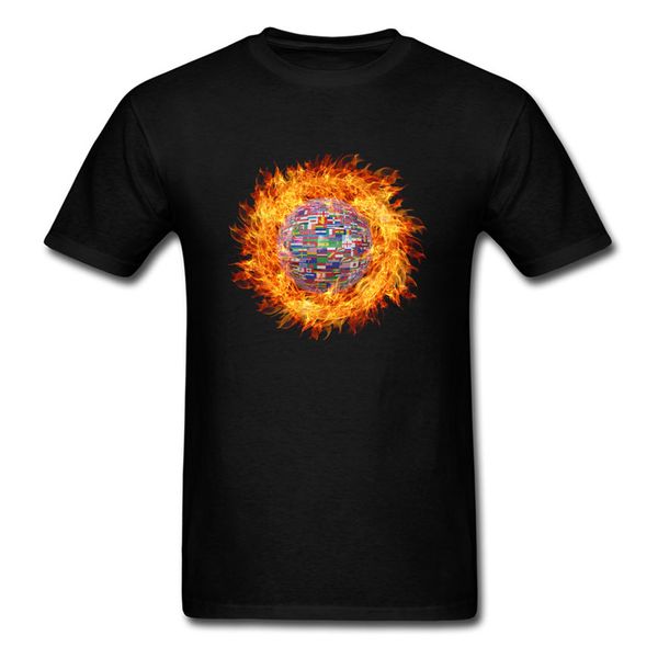 

2018 eastern western fire ball worldwide flag печать мужчины черный tshirt 3d design team tee shirt custom gift tops tshirt