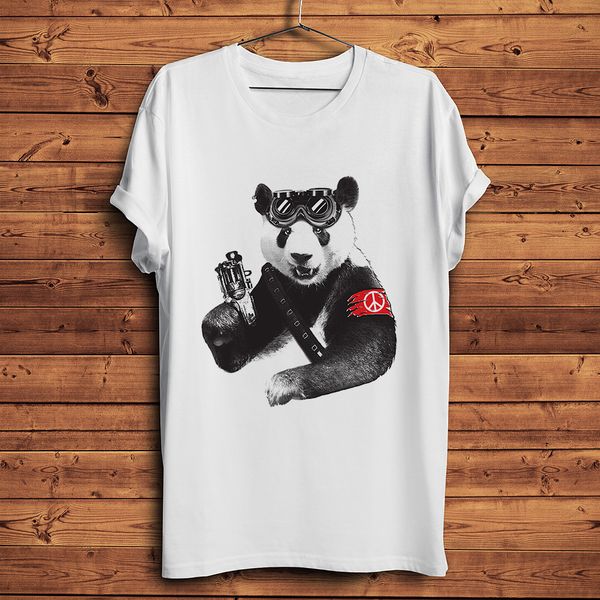 

panda rebel funny t shirt men summer new white casual short sleeve homme cool streetwear tshirt camiseta
