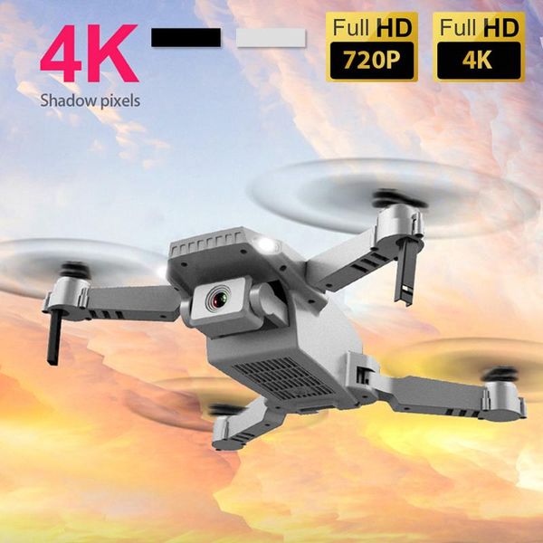 

drones mini drone 4k/1080p wide angle camera wifi fpv height hold mode black rc foldable quadcopter dron kid's gift toy