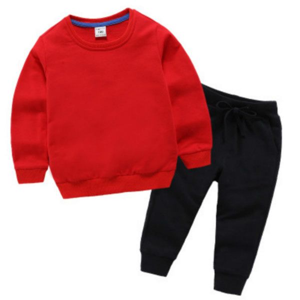 

children's sports casual pants autumn boys and girls long pants autumn winter foreign style 2020 new baby autumn wear, White