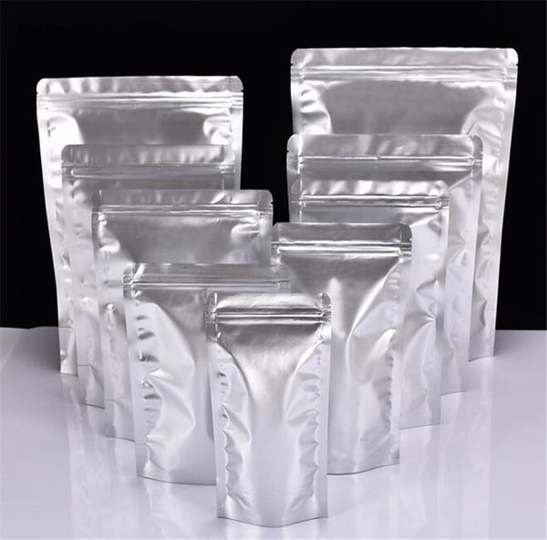

26*35cm large aluminum foil bag self seal zipper packing bag aluminum foil storage