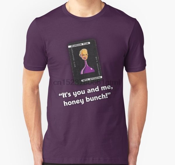 

men short sleeve tshirt clue professor plum honey bunch t shirt women t-shirt