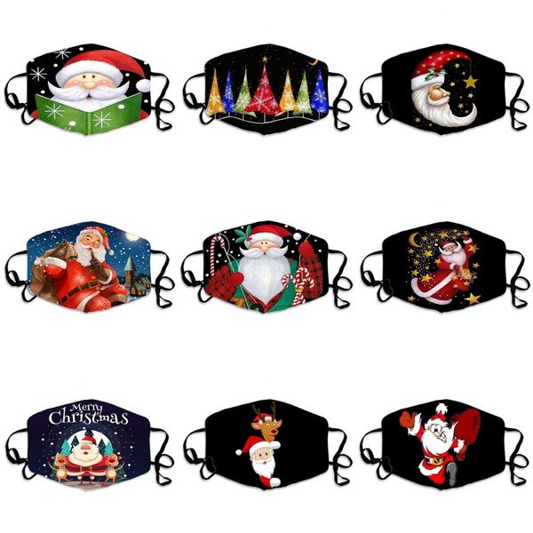 

new fashion printed face mask dustcan be washed with water and inserteds face masks#446, Black