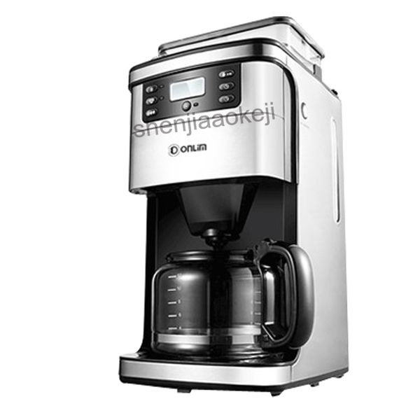 

Commercial automatic coffee machine KF800 household grinding bean Cafe American machine drip coffee maker 900W 1pc