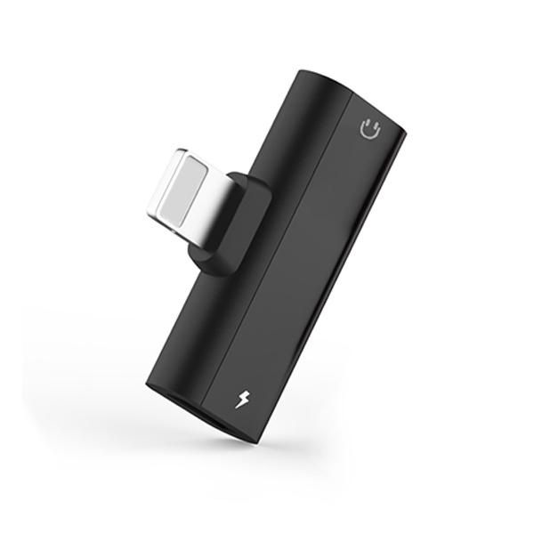 

accezz phone adapter 2 in 1 charging audio calling for apple iphone x 8 xs max xr lighting charge jack to earphone aux splitter