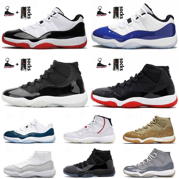 

2020 новый jumpman 11 11s бред сатин иордания ретро concord синего 25th anniversary mens basketball обувь xi платинового оттенок женщины тре, White;red