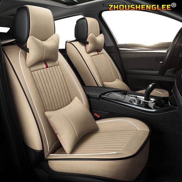 

zhoushenglee flax car seat covers for rx350 rx450h rx330 is250c gs300 gs350 es ls nx ct200h ls ns is series car accessorie